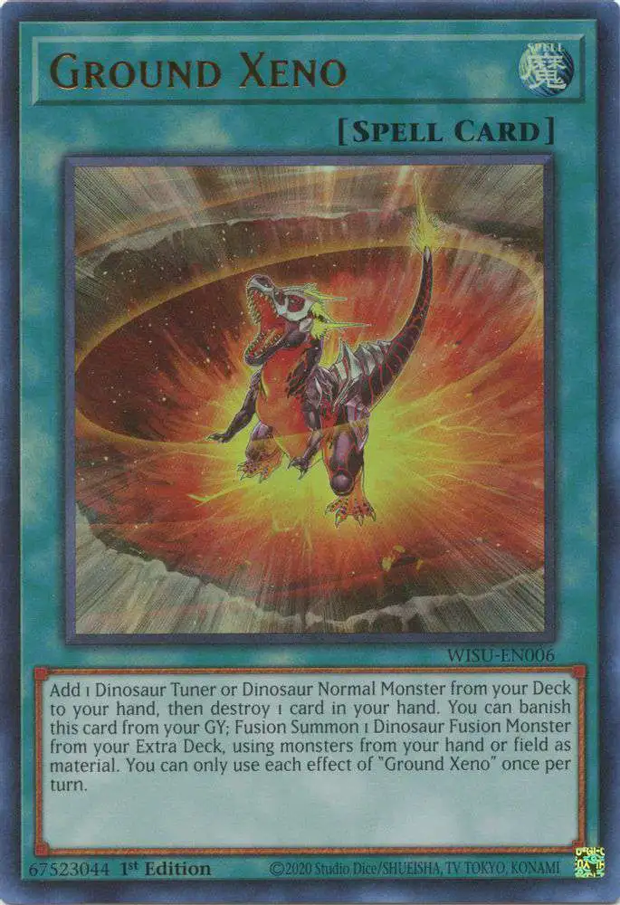 YuGiOh Trading Card Game Wild Survivors Ultra Rare Ground Xeno WISU-EN006
