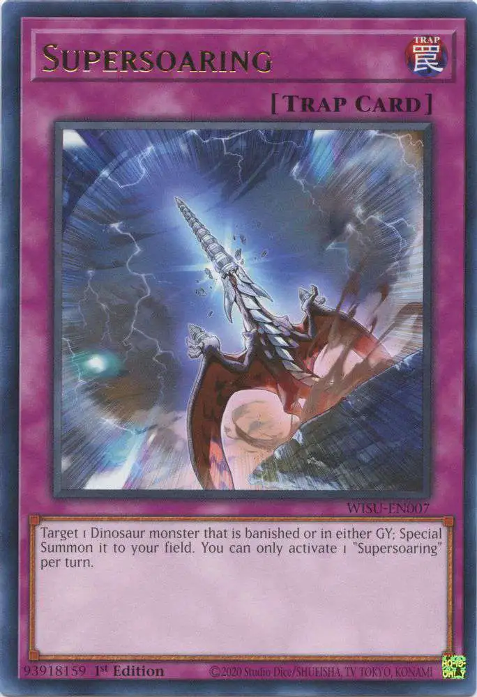 YuGiOh Trading Card Game Wild Survivors Rare Supersoaring WISU-EN007