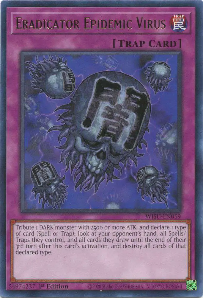 virus yugioh cards Amazon.com: Yu-Gi-Oh! - Deck Devastation Virus GLD4-EN049 Common main image 0