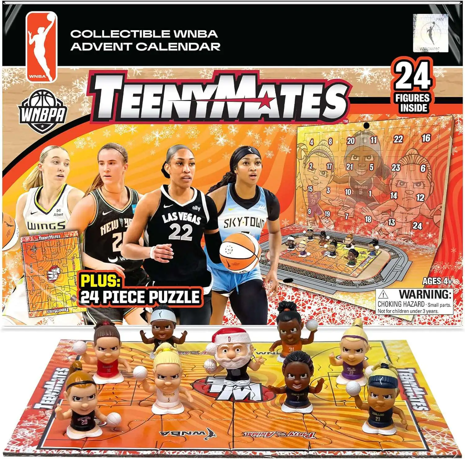 TeenyMates WNBA 2025 Advent Calendar [24 Figures]