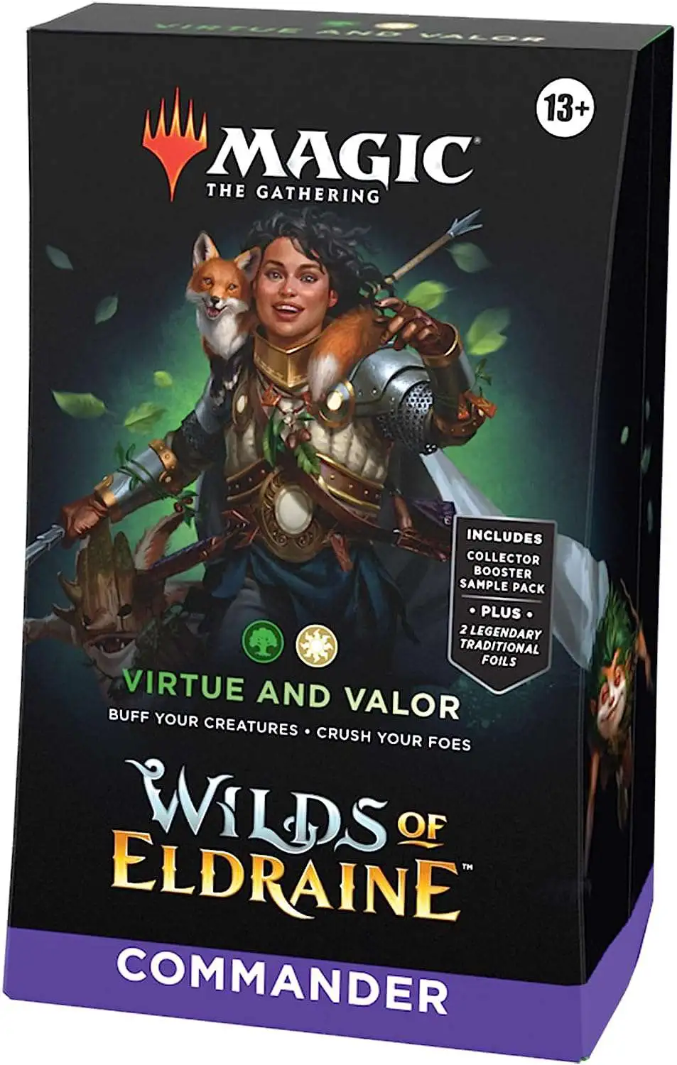 MtG Trading Card Game Wilds of Eldraine Virtue and Valor Commander Deck