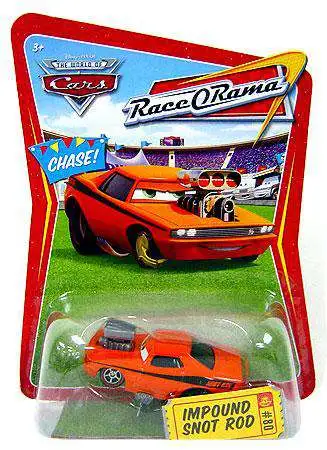 Disney / Pixar Cars The World of Cars Race-O-Rama Impound Snot Rod Diecast Car #80