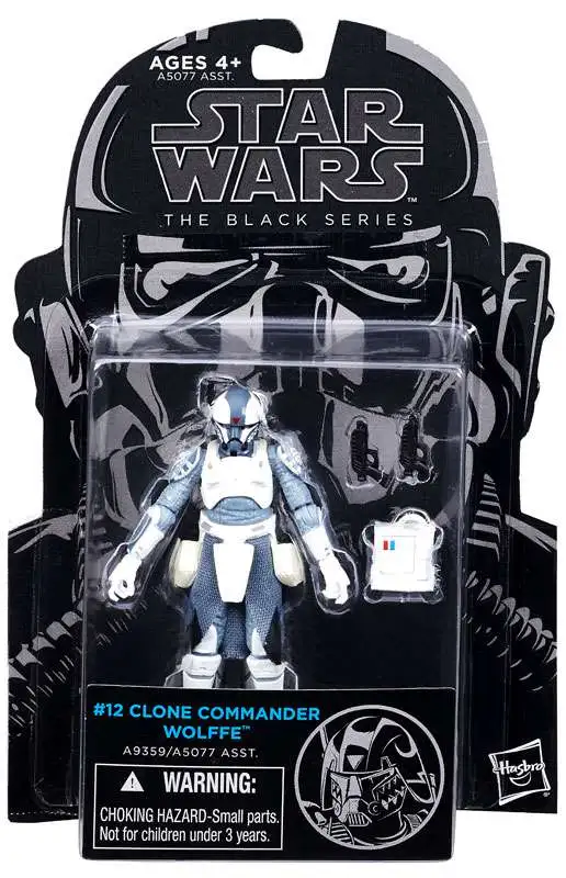 Star Wars Clone Wars Black Series Clone Commander Wolffe Action Figure #12