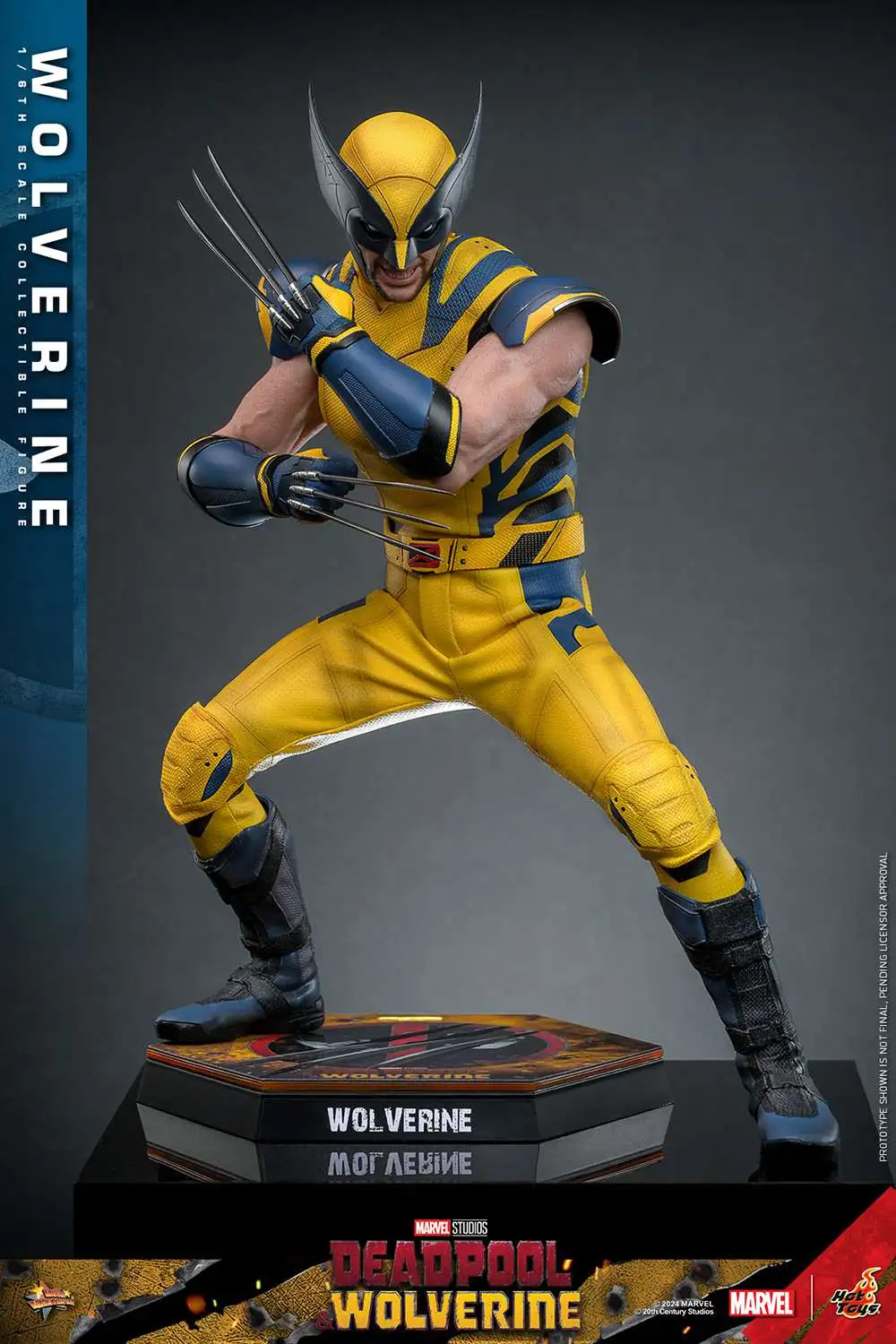 Marvel Deadpool Wolverine Wolverine 16 Collectible 16 Scale Figure ...