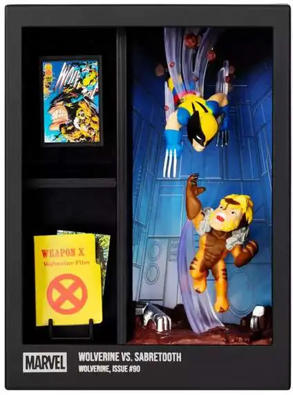 Disney Marvel Fandrop Wolverine vs. Sabretooth Diorama Figure Set MV01