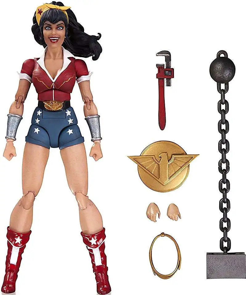 thumbnail image 2 of DC Comics Bombshells Wonder Woman Breaking Chains Art Refrigerator Magnet, NEW 2 of 13