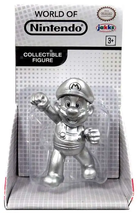 World of Nintendo Super Mario Metal Mario 2.5-Inch Mini Figure