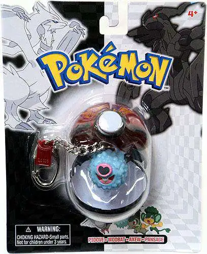 Pokemon Black & White Series 24 Woobat Keychain [Loose]