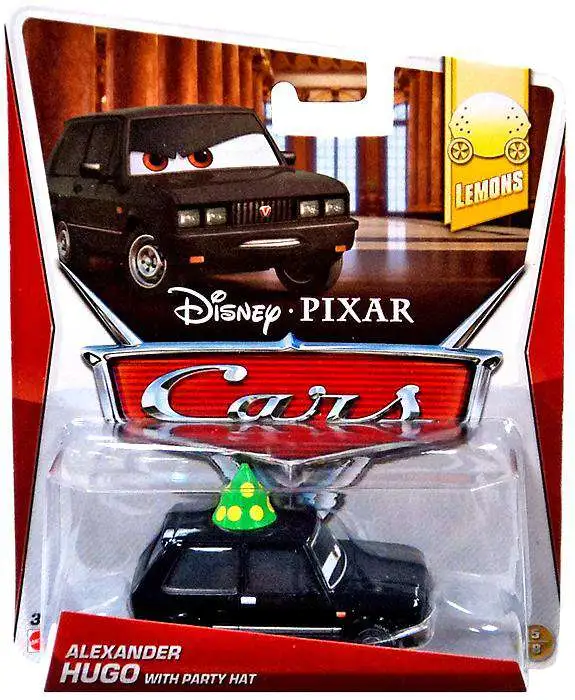 Disney Pixar Cars 2 Alexander Hugo # 48 With Party Hat Extremely RARE for sale online 