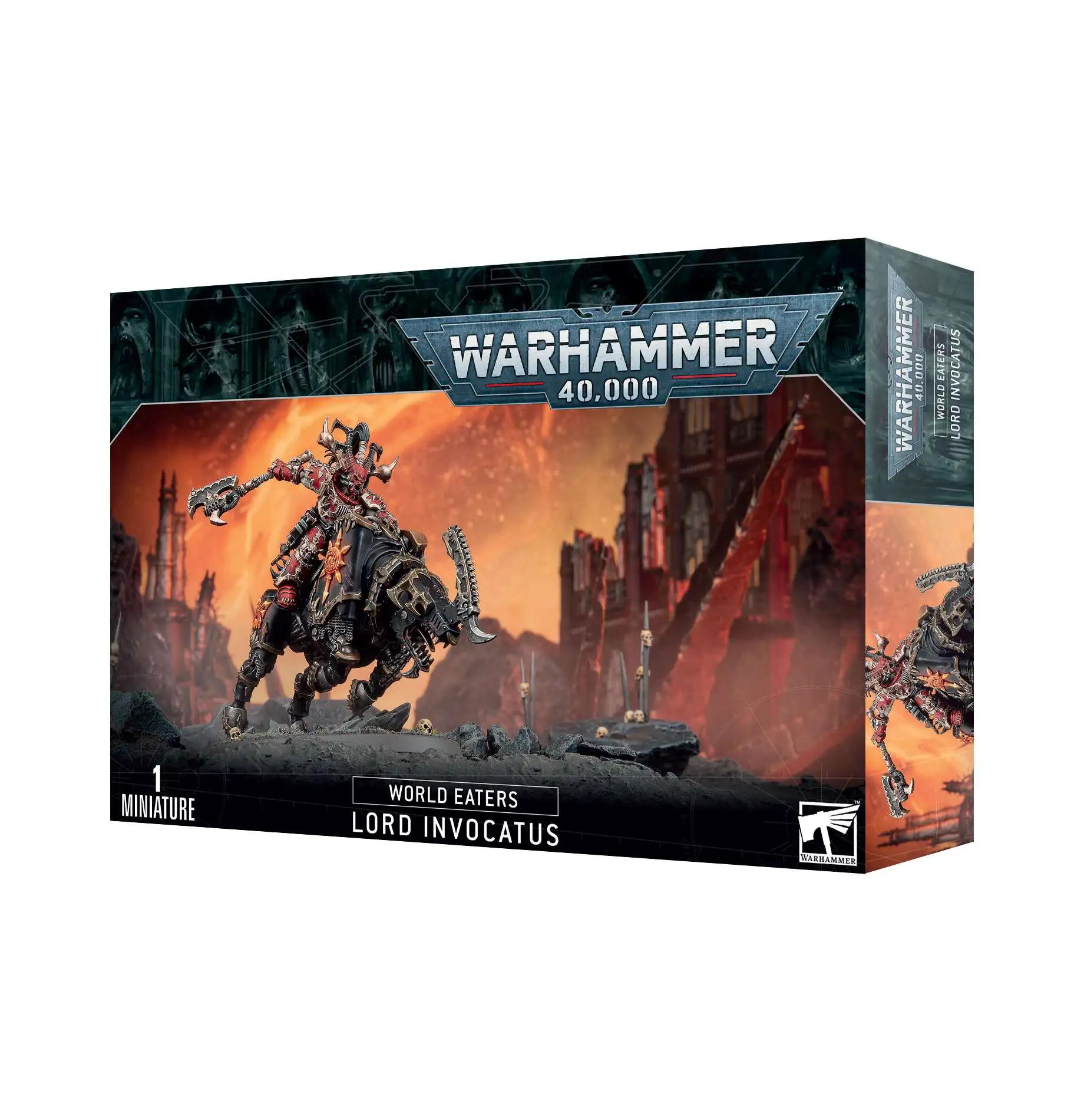 Warhammer 40,000 World Eaters Lord Invocatus Miniature Box Set