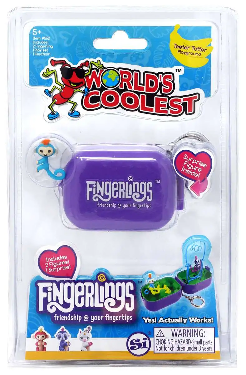 Fingerlings World's Coolest Teeter Totter playground Mini Playset