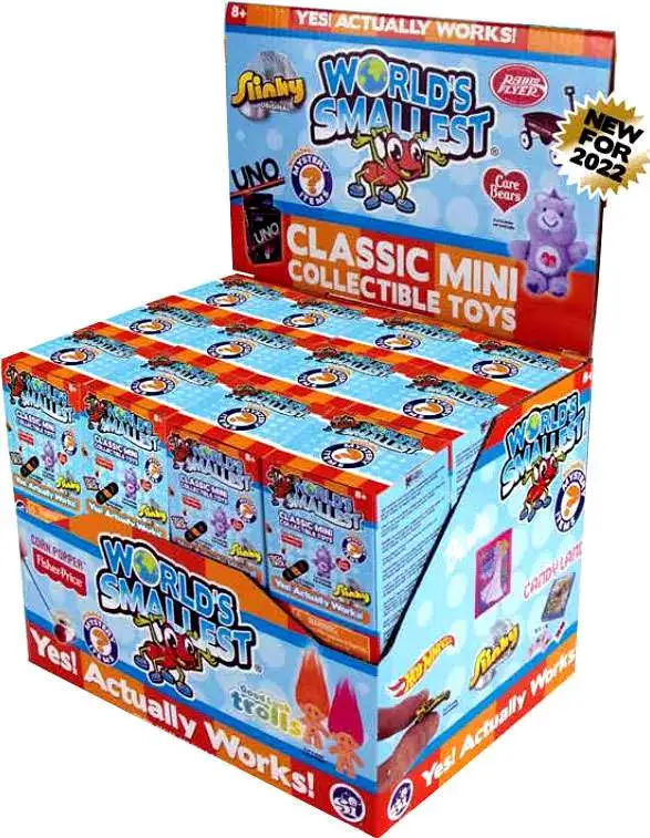 Full Case World's Smallest Classic Mini Collectible Blind Box Bag Unboxing  Toy Review TheToyReviewer 