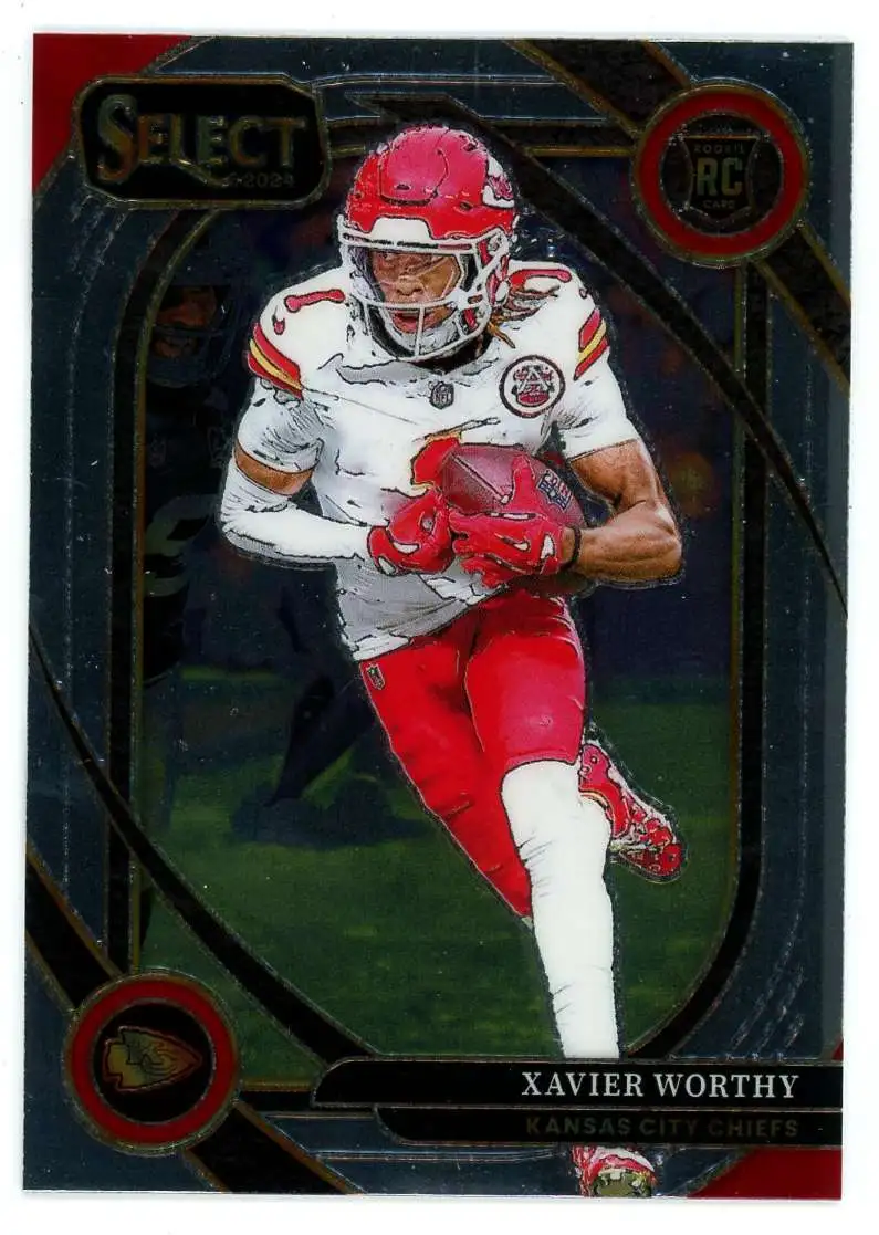 NFL 2024 Panini Select Football Base Club Level Xavier Worthy #224 [Rookie]