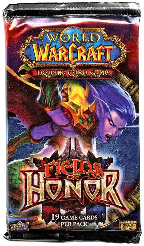 Booster Pack UK Seller Fields of Honor WOW TCG LOOT ? World of Warcraft 