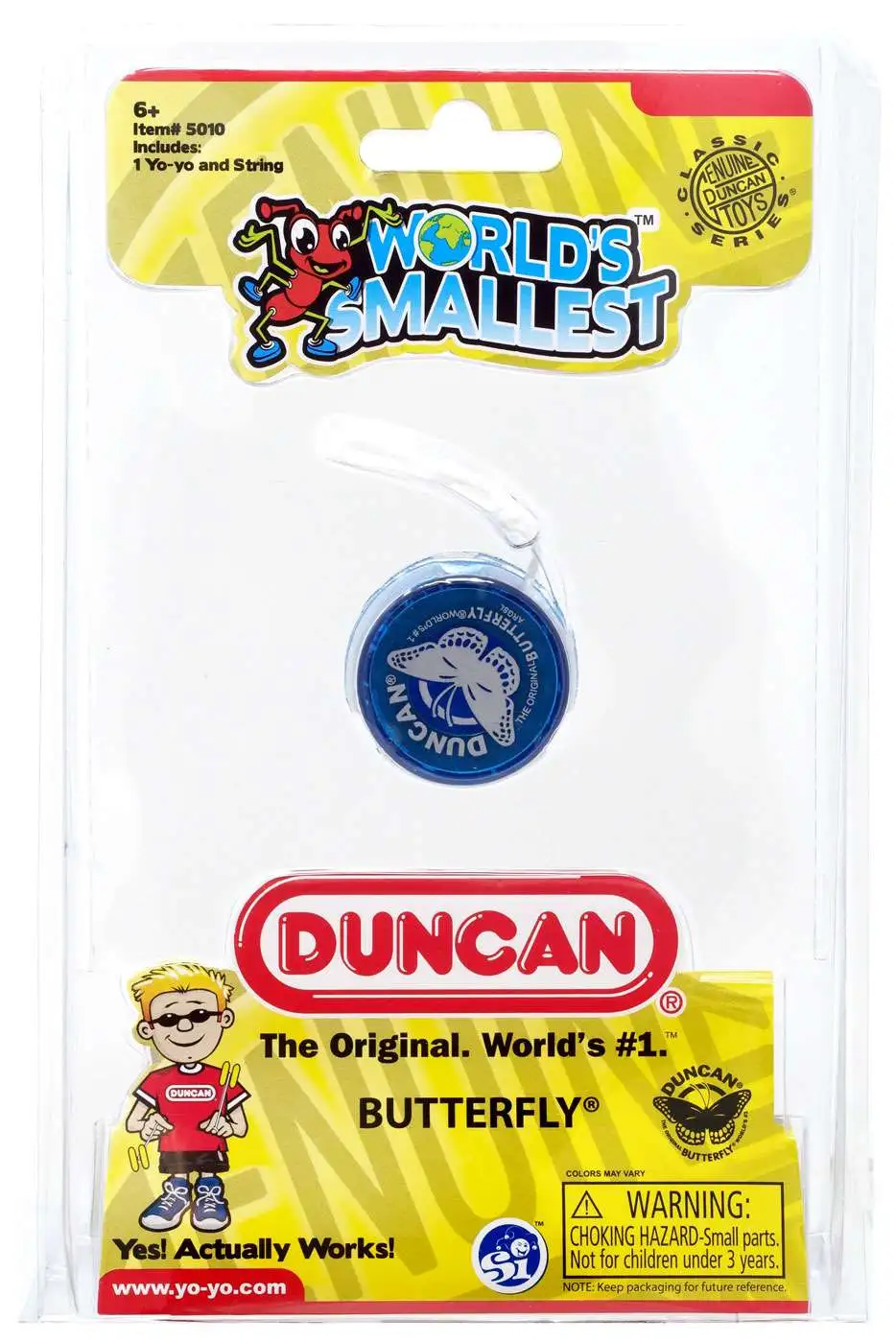Worlds Smallest Classic Toys Blind Box Series Blue Duncan Yo Yo NEW 