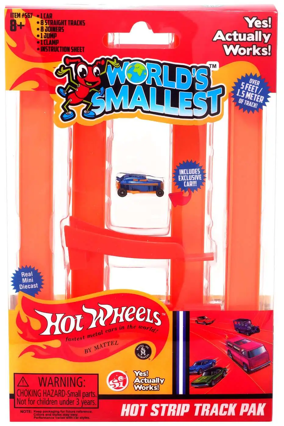 Worlds Smallest Hot Wheels Hot Strip Track Pak