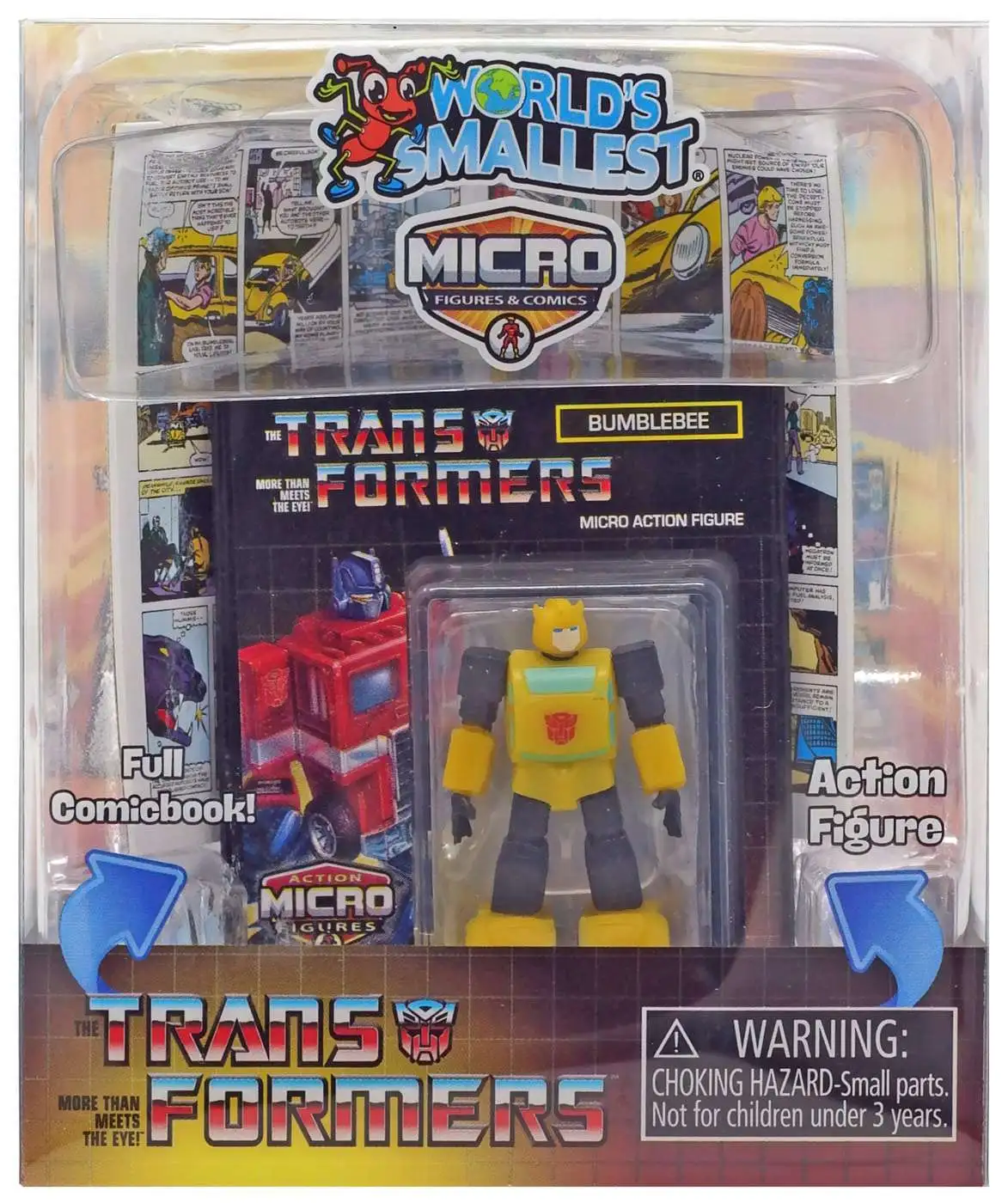 World's Smallest Transformers Bumblebee Micro Figure & Comic
