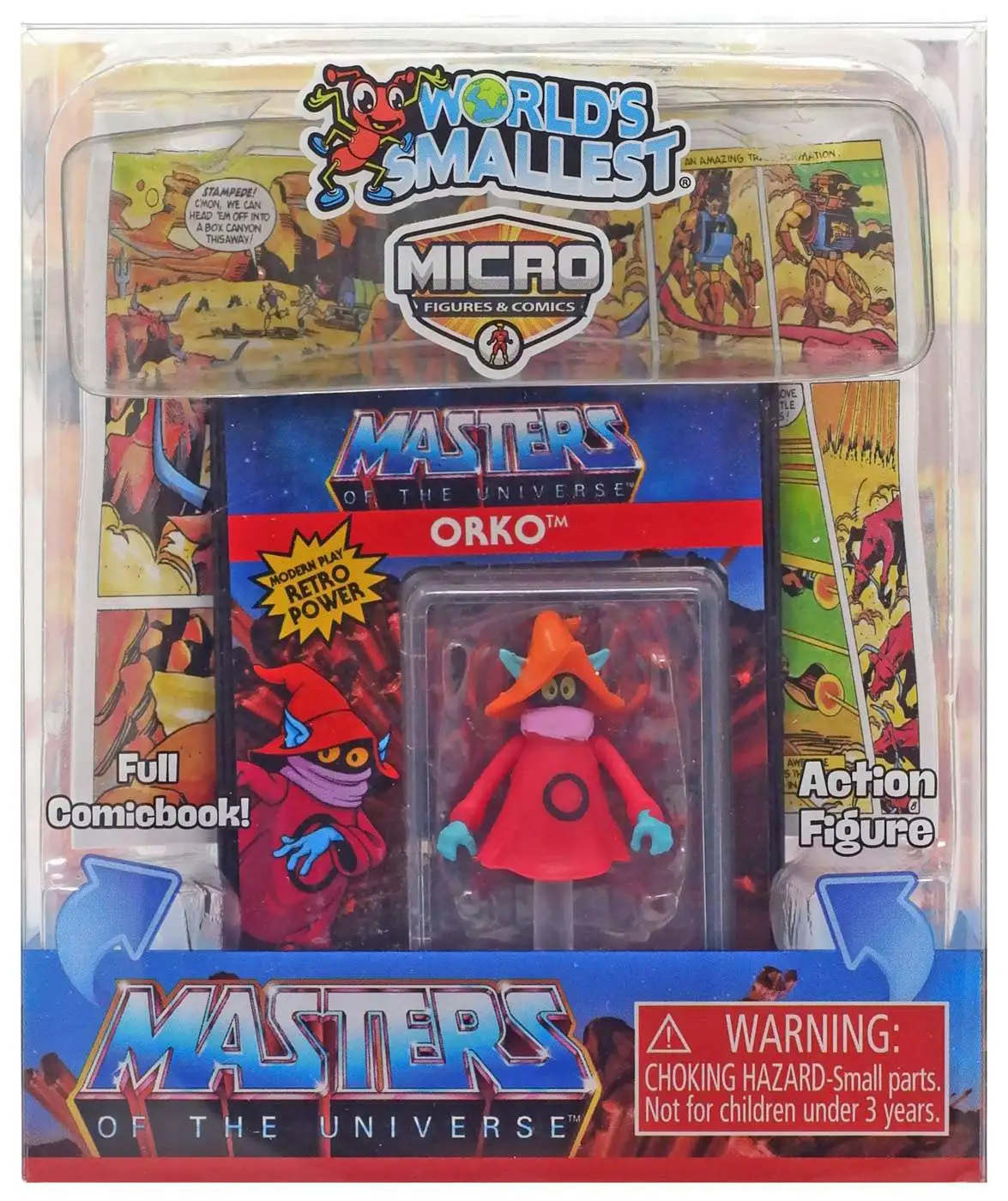 World's Smallest Masters of the Universe Orko Micro Figure & Comic