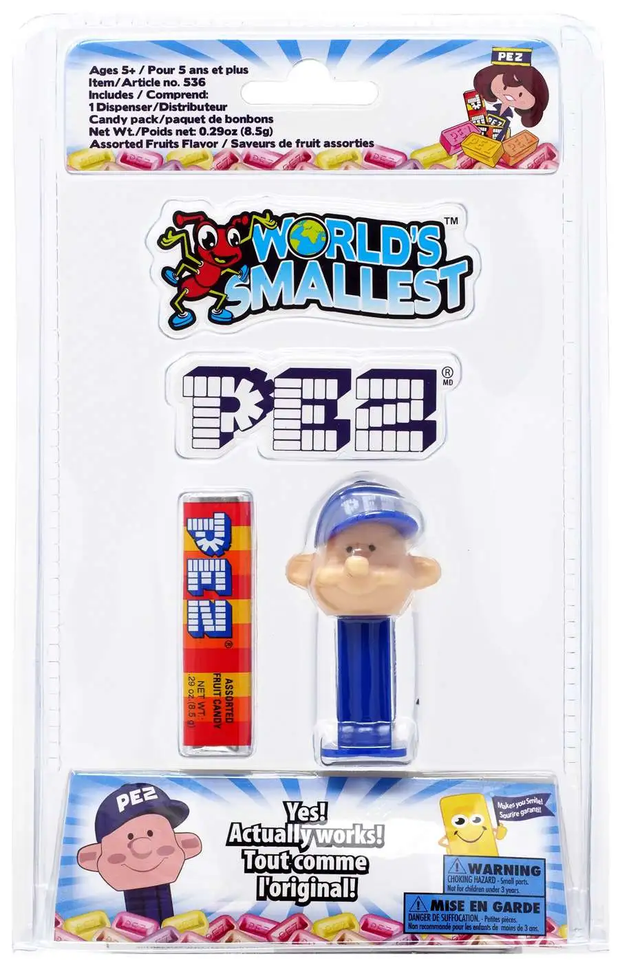 World's Smallest PEZ Boy Candy Dispenser