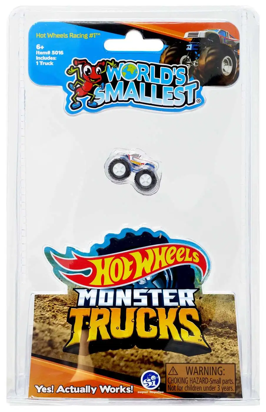 World's Smallest Monster Trucks Hot Wheels Racing #1 Diecast Car