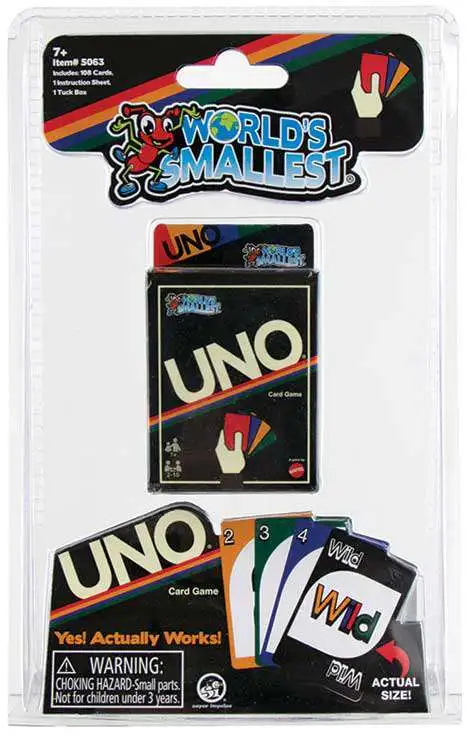 World's Smallest Retro UNO Card Game