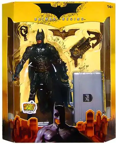 Batman Begins Prototype Suit Batman Exclusive Action Figure Mattel Toys -  ToyWiz