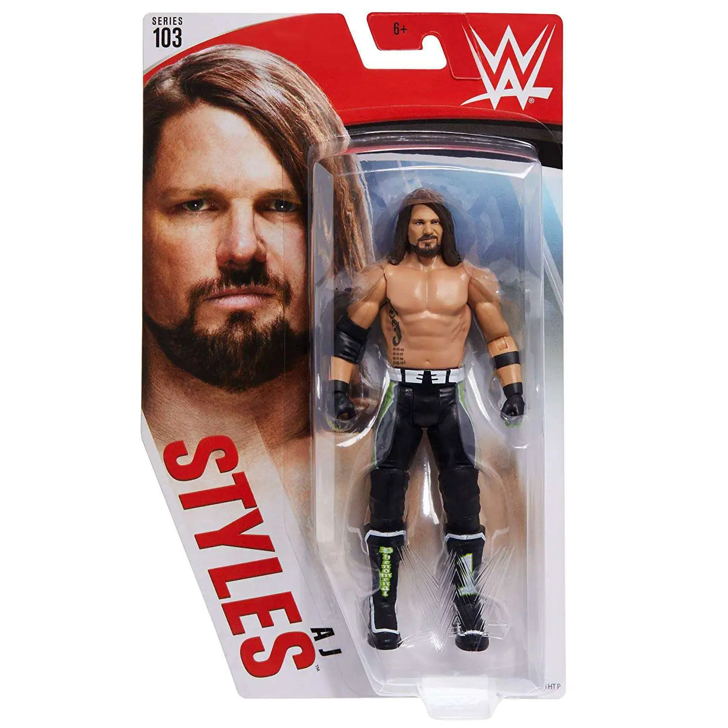 aj styles wrestler toy