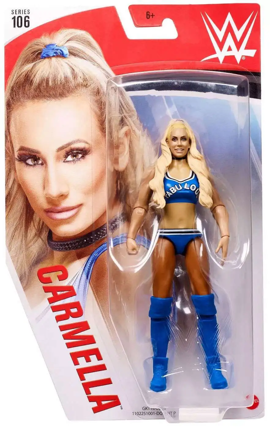 WWE Wrestling Series 106 Carmella 6 Action Figure Blue Outfit Mattel Toys -  ToyWiz