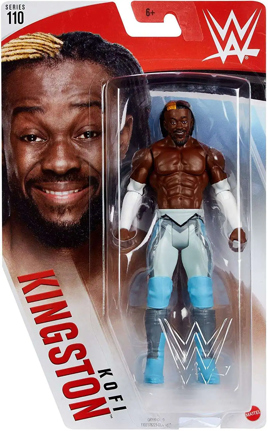 Mattel WWE Series 60 Kofi Kingston Toy Action Figure for sale online 