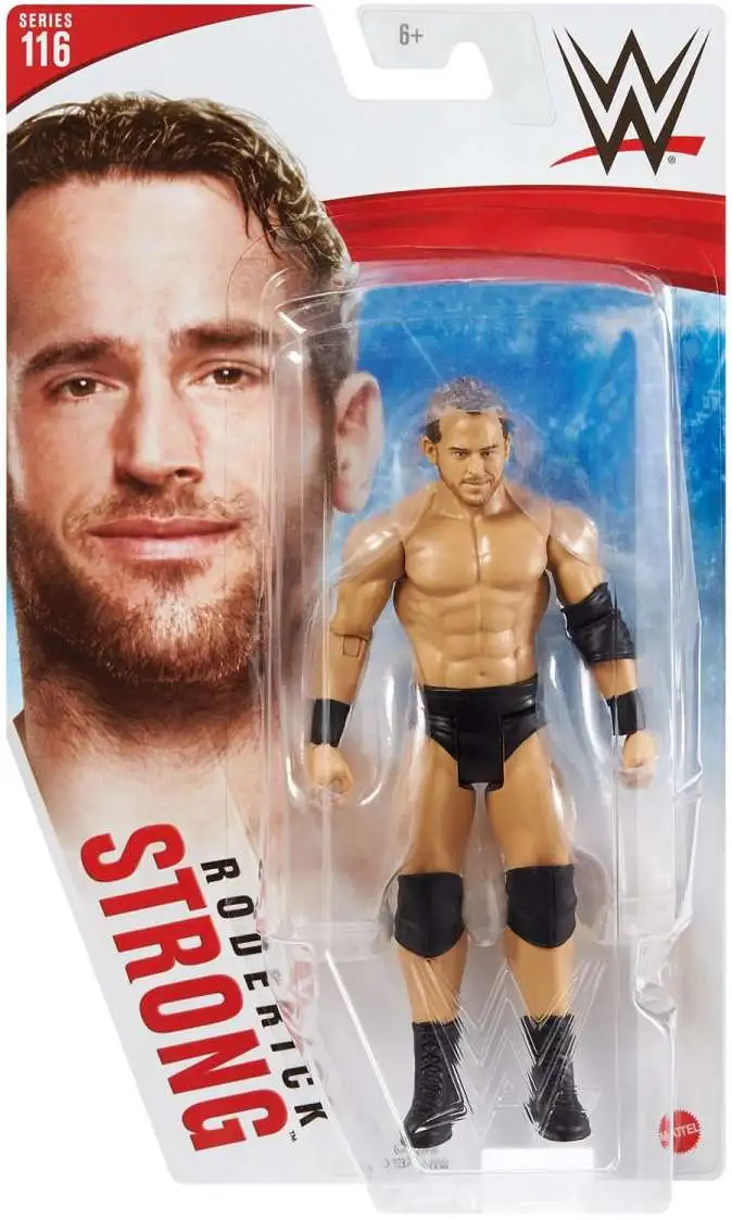 WWE Wrestling Series 116 Roderick Strong Action Figure [Black Trunks, Chase version]