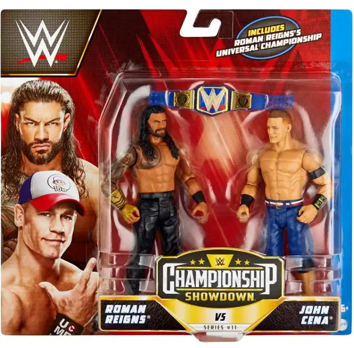 WWE Wrestling Championship Showdown Series 11 Roman Reigns & John Cena Action Figure 2-Pack