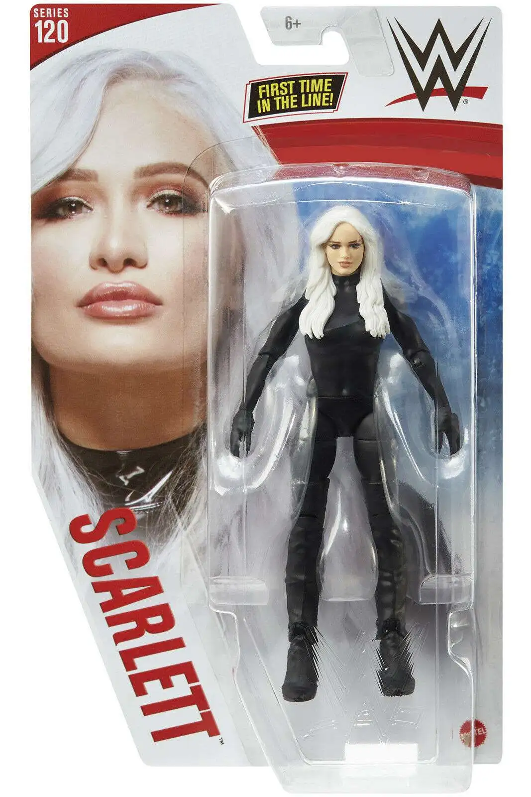 WWE Wrestling Series 120 Scarlett Action Figure [All Black, Regular Version, Damaged Package]