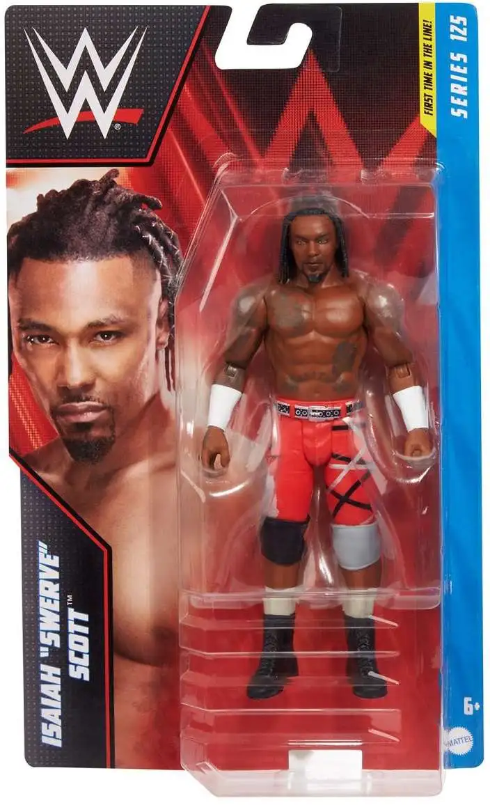 WWE Wrestling Series 125 Isaiah "Swerve" Scott Action Figure [Chase Red Gear]