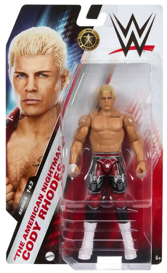 WWE Wrestling Series 143 Cody Rhodes 6 Action Figure Mattel Toys - ToyWiz