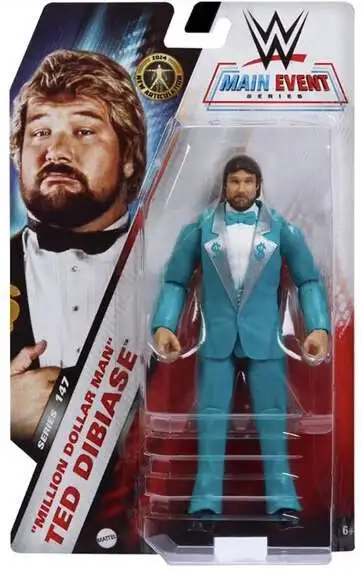 WWE Wrestling Main Event Series 147 "Million Dollar Man" Ted DiBaise Action Figure [Chase Version]