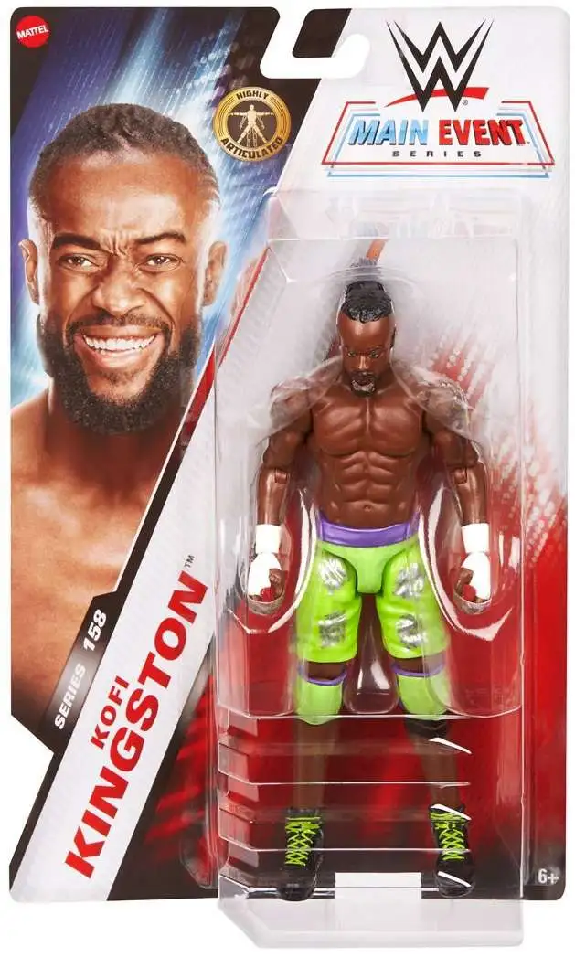 WWE キマラフィギュア WWE Wrestling Main Event Series 158 Kofi Kingston 6 Action Figure