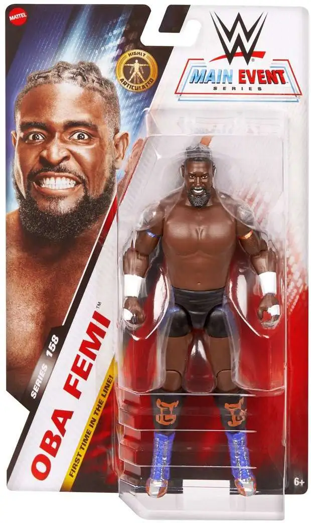 WWE Wrestling Main Event Series 158 Oba Femi 6 Action Figure
