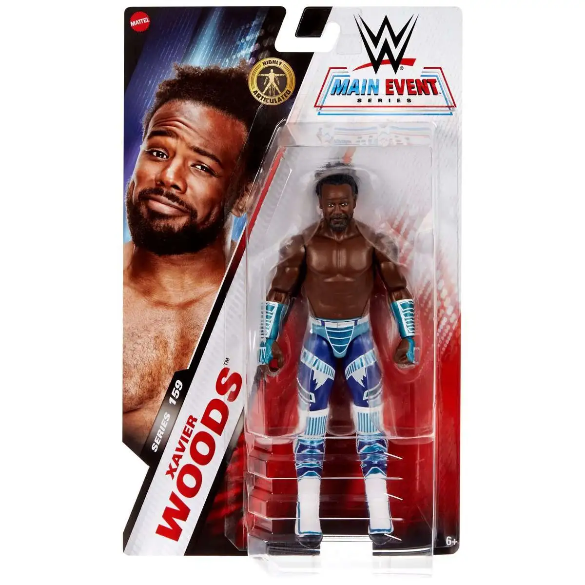 WWE Wrestling Main Event Series 159 Xavier Woods Action Figure