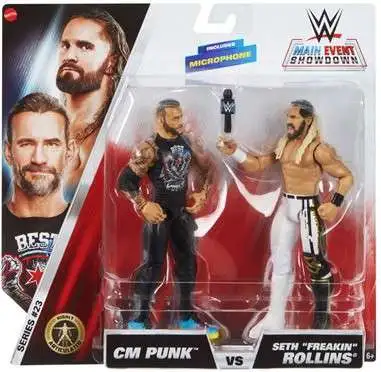WWE Wrestling Main Event Showdown Series 23 CM Punk vs. Seth