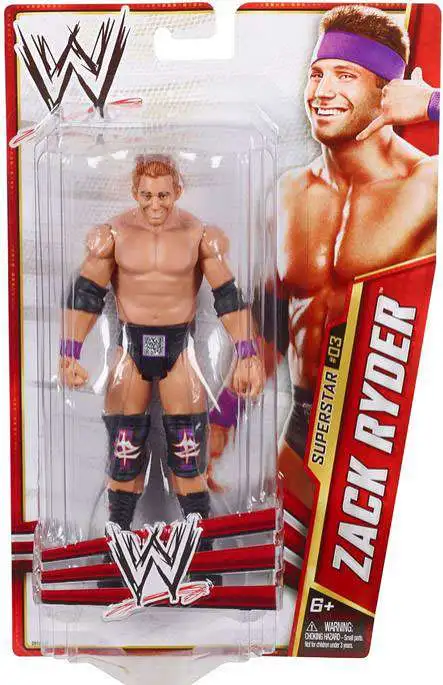 Zack Ryder a Basic Series WWE Mattel Wrestling Figure 