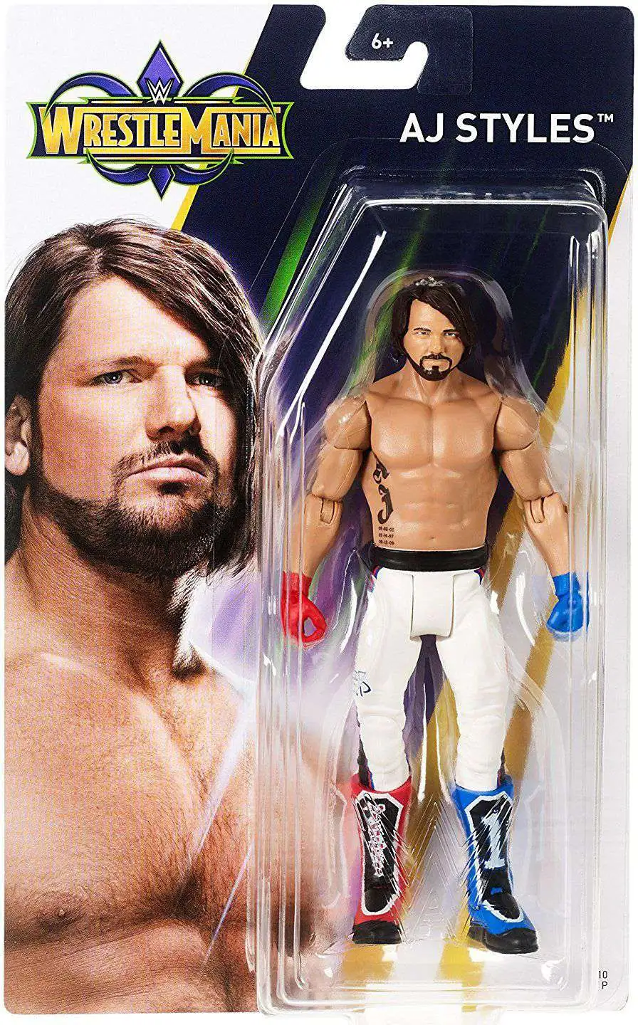 WWE Wrestling WrestleMania 34 AJ Styles Action Figure [Damaged Package]