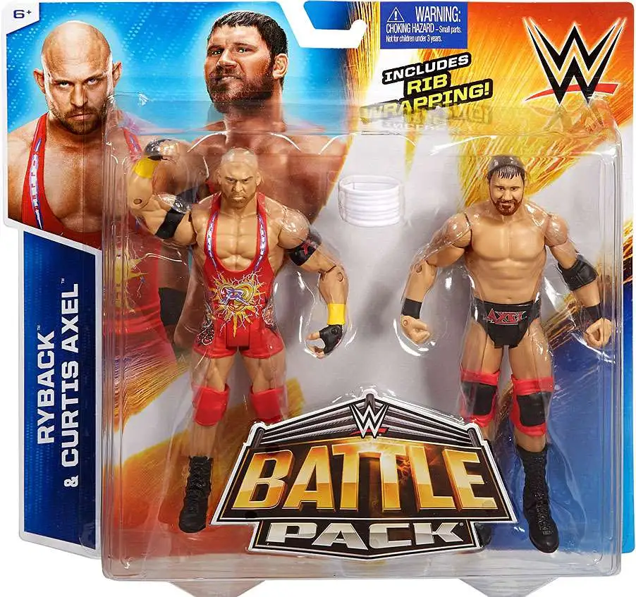 WWE Wrestling Battle Pack Series 35 Ryback Curtis Axel 6 Action Figure ...