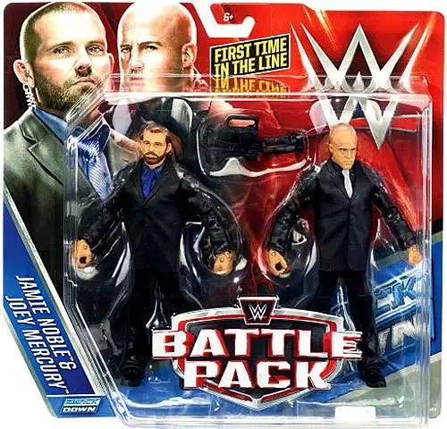 WWE Wrestling Battle Pack Series 37 Jamie Noble & Joey Mercury Action Figure 2-Pack [J & J Security]