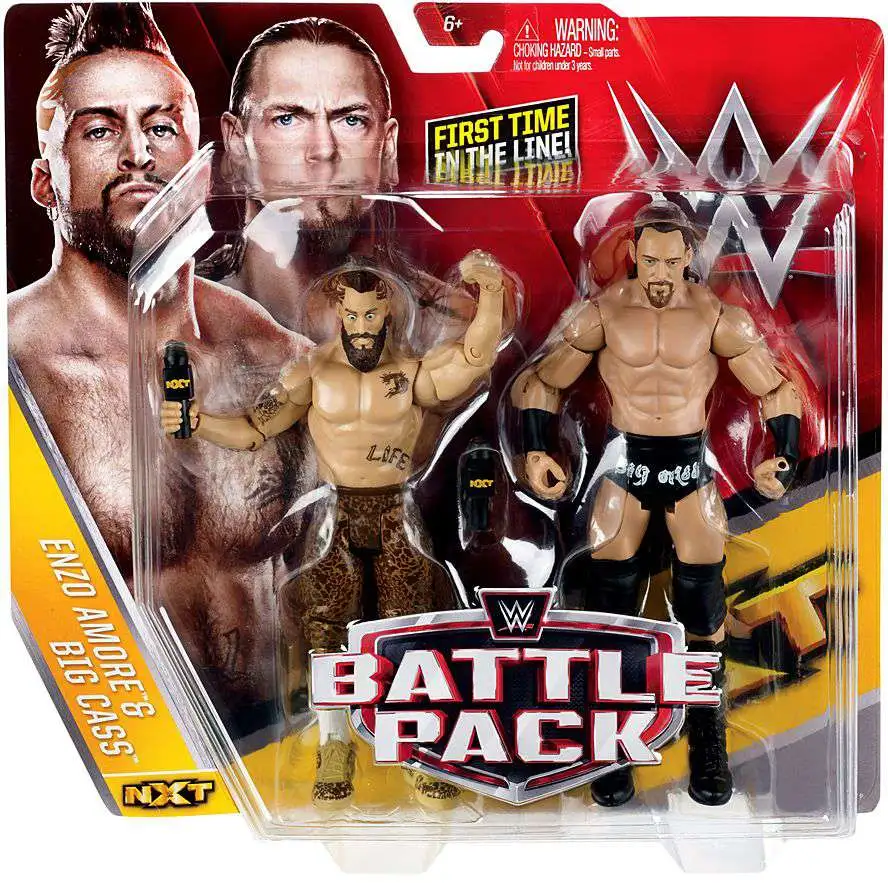 WWE Wrestling Battle Pack Series 40 Enzo Amore & Big Cass Action Figure 2-Pack