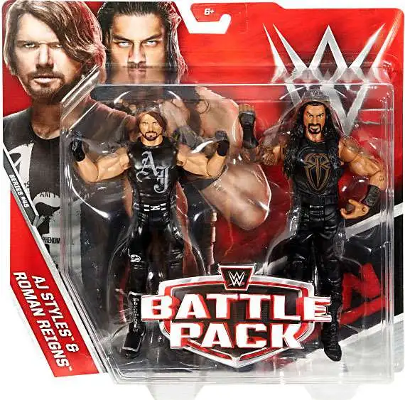 WWE Mattel AJ Styles Elite Series Two-Pack Figure loose 