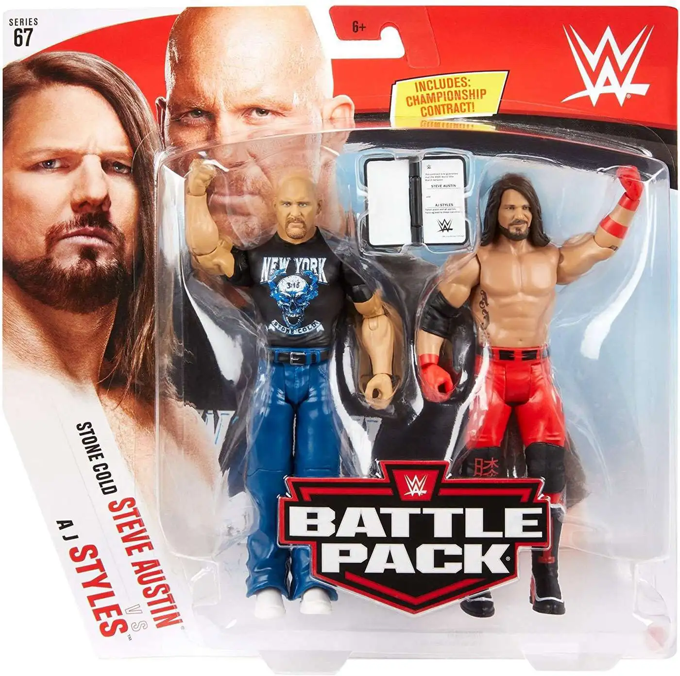 Daniel Bryan AJ Styles WWE Mattel Battle Pack Series 61 Action Figure 
