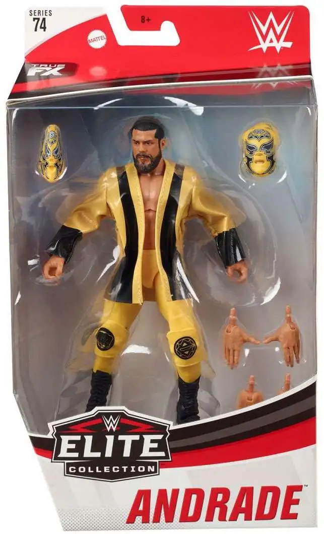 WWE Main Event Andrade Action Figure 15 Cm - Serie 154 Collezionabile Con 10 Punti Di Articolazione, Giocattolo Per Bambini 6+ Anni