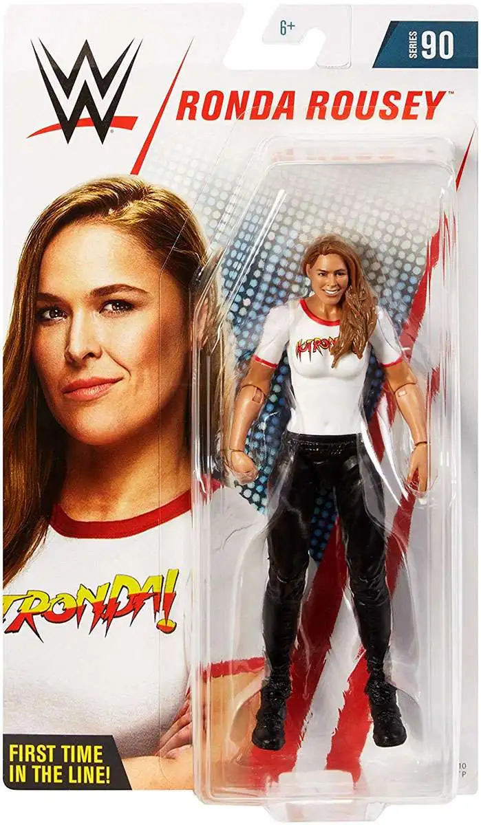 RONDA ROUSEY WWE Series 90 First Time In The Line NEW Mattel Basic 6" Wrestling 