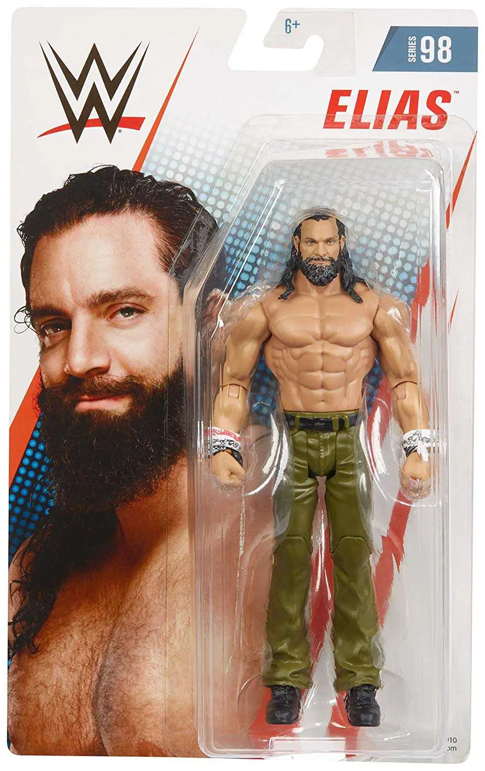 WWE Wrestling Series 98 Elias Action Figure