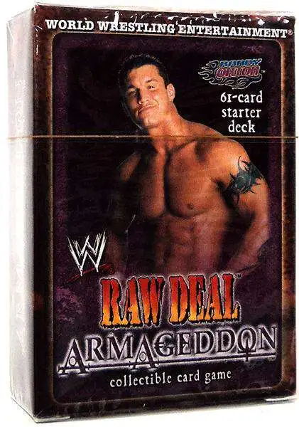 WWE Wrestling Raw Deal Trading Card Game Armageddon Randy Orton Starter Deck